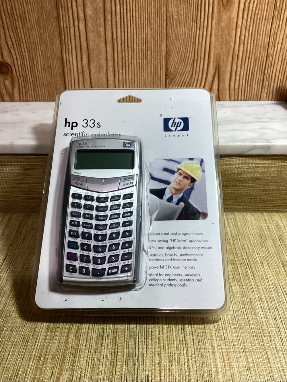 HP 33s Scientific Calculator - Silver/Black with Book